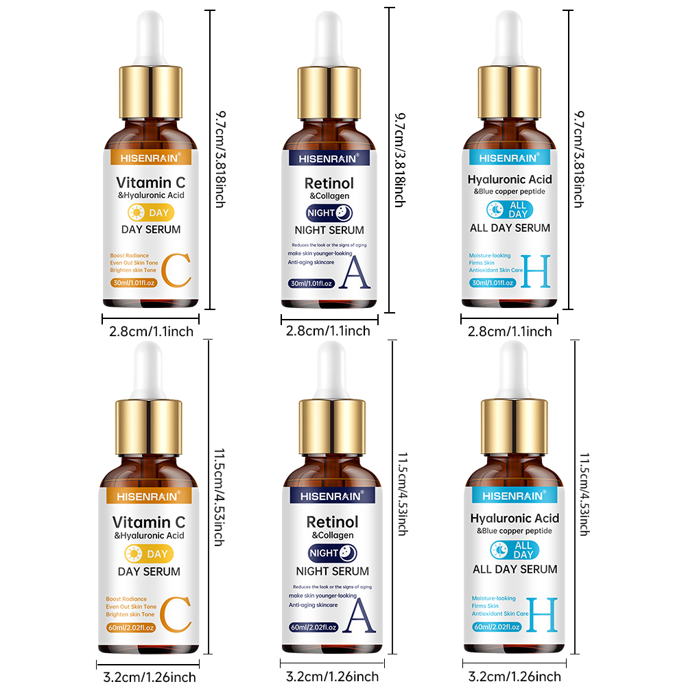 Serum Duo HISENRAIN Vitamin C  - The Ordinary Serum Hyaluronic Acid ulasan dan harga