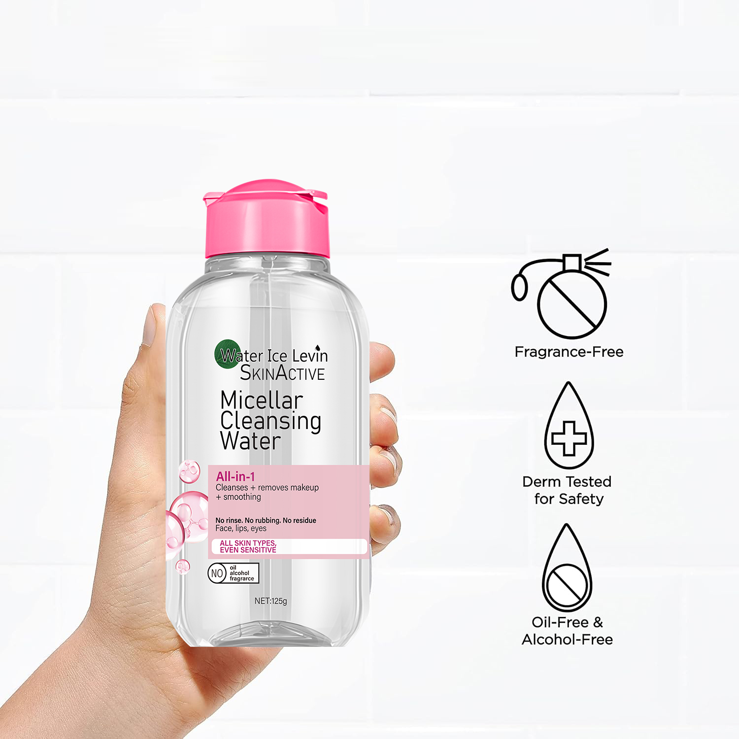 Micellar Water 3-in-1 125ml -  - Ceramide Complex Cream ulasan dan harga