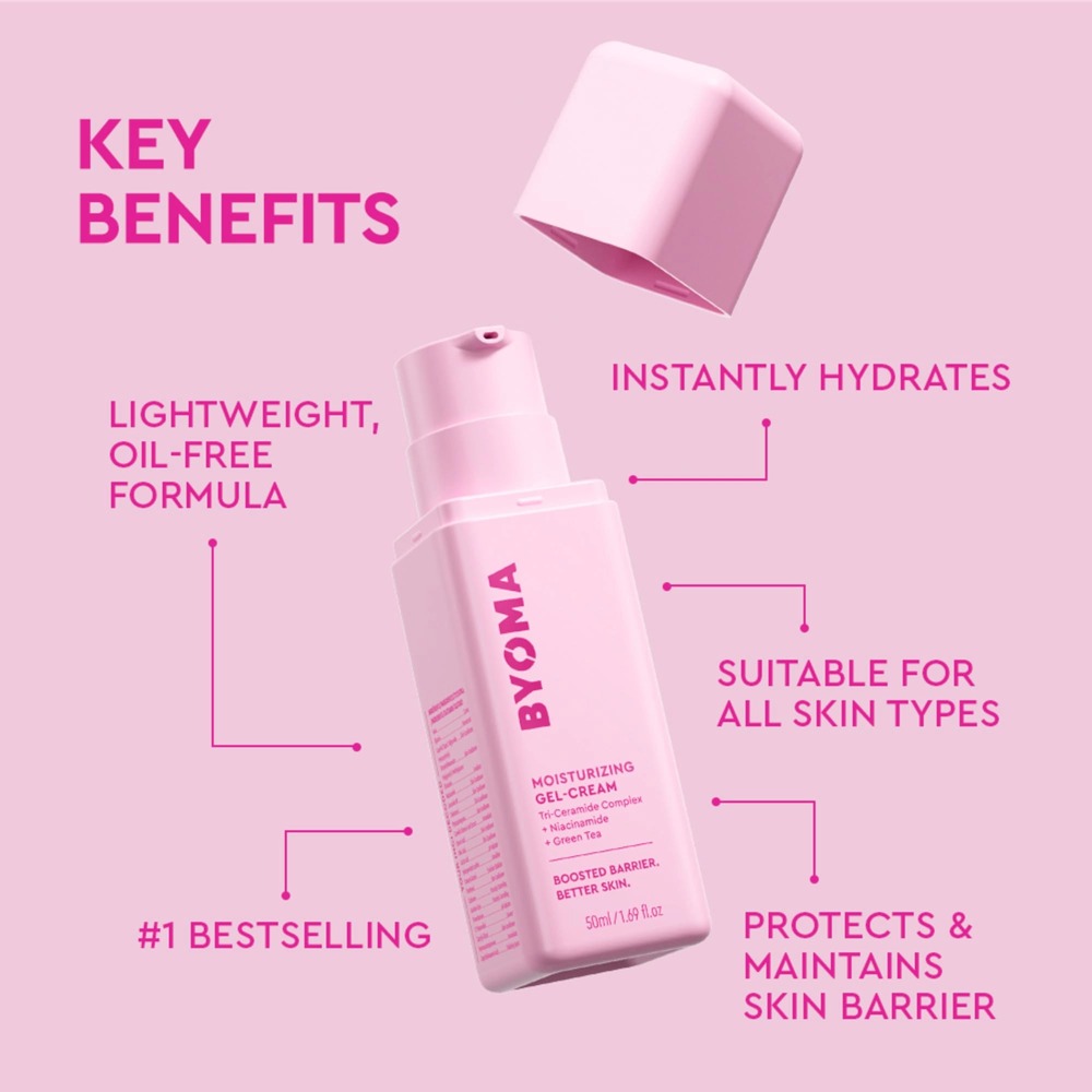 BYOMA Krim Gel Pelembap Tri Ce - Ceramide Complex Cream ulasan dan harga