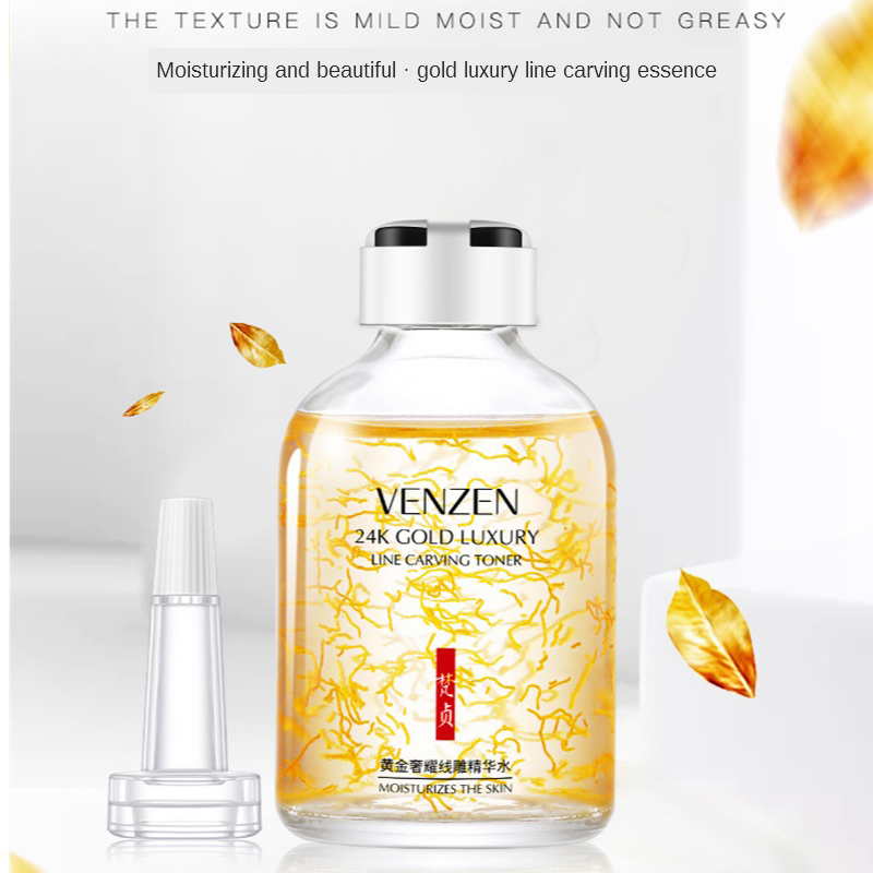 24K Emas Line Ukiran Toner Pel - Luxury Skincare Treatments ulasan dan harga