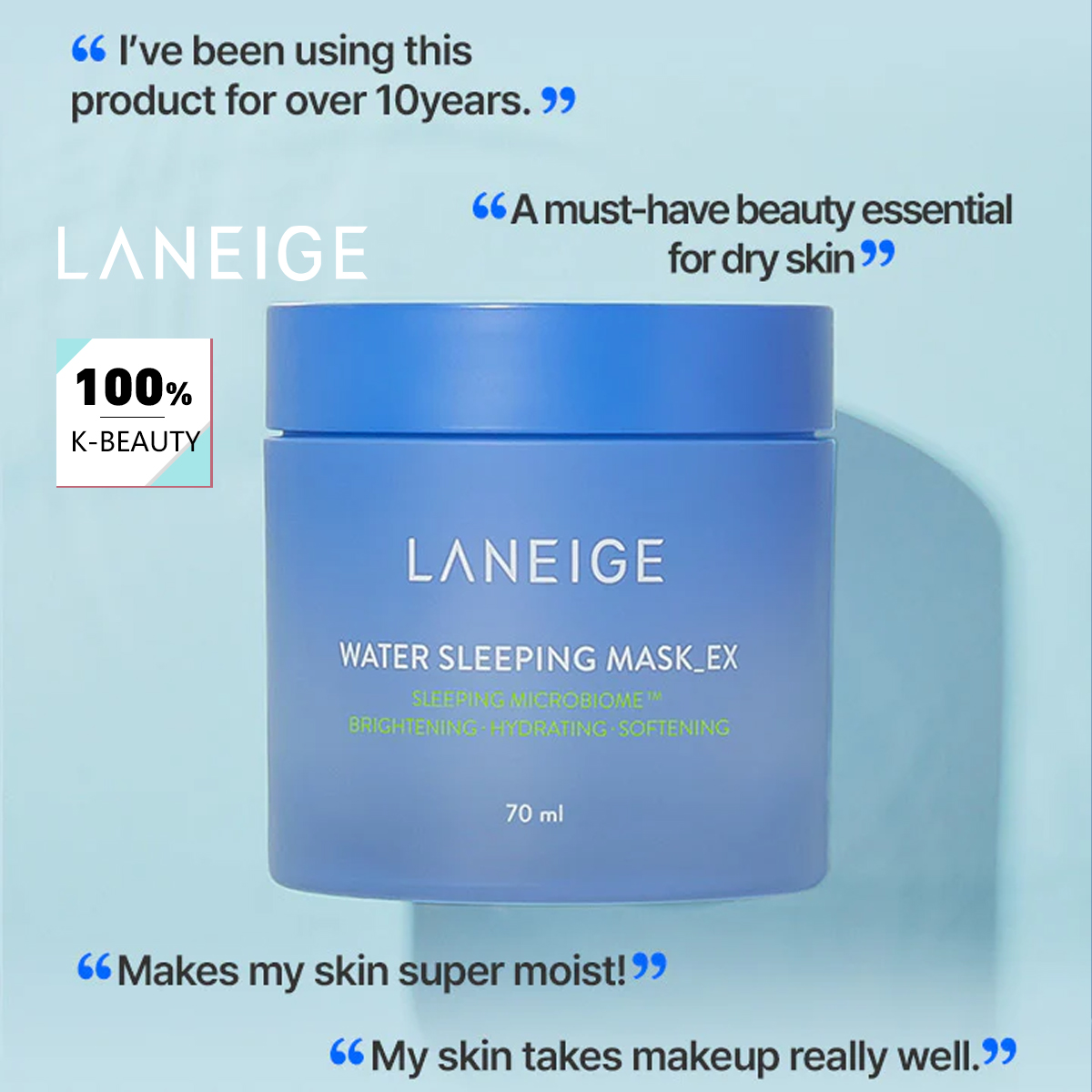 LANEIGE Water Sleeping Mask 70 - Luxury Skincare Treatments ulasan dan harga