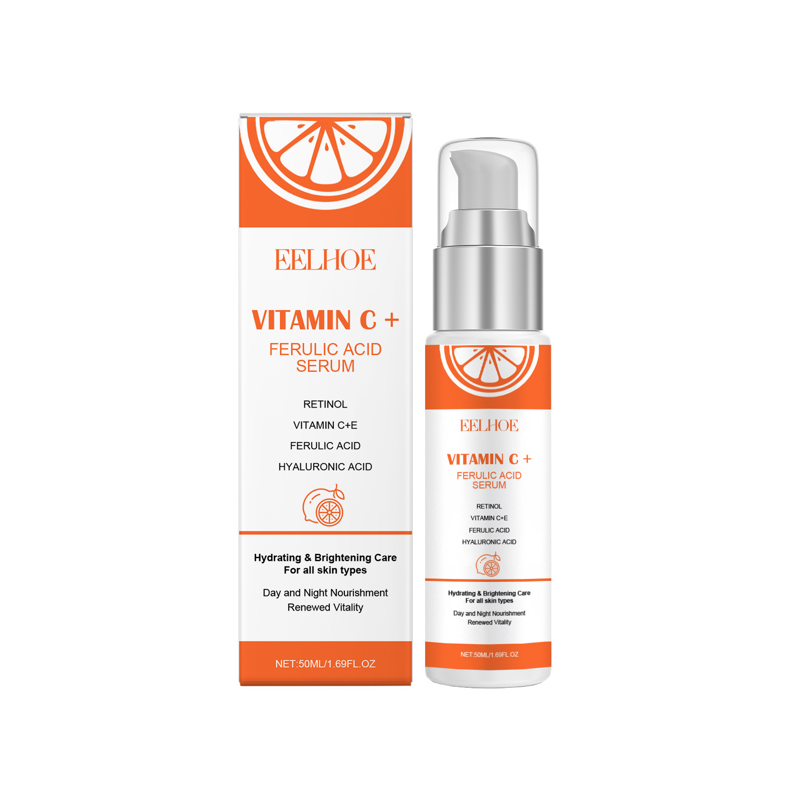 EELHOE Serum Vitamin C E, asam - The Ordinary Serum Hyaluronic Acid ulasan dan harga