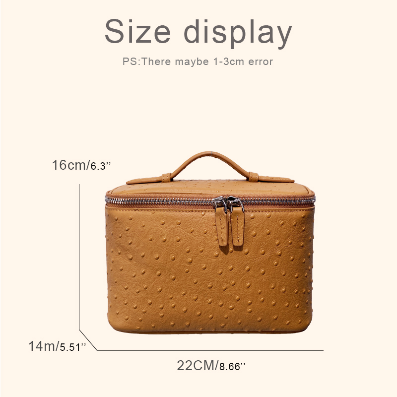 Tas Makeup Kulit Sapi Motif Bu - Luxury Skincare Packaging Wholesale ulasan dan harga